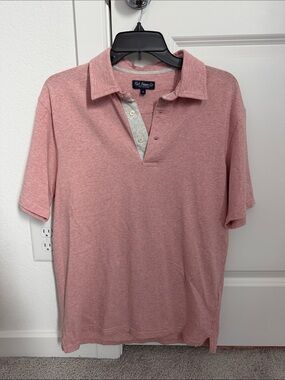 Fish Hippie Heathered Dusty Red Polo Shirt